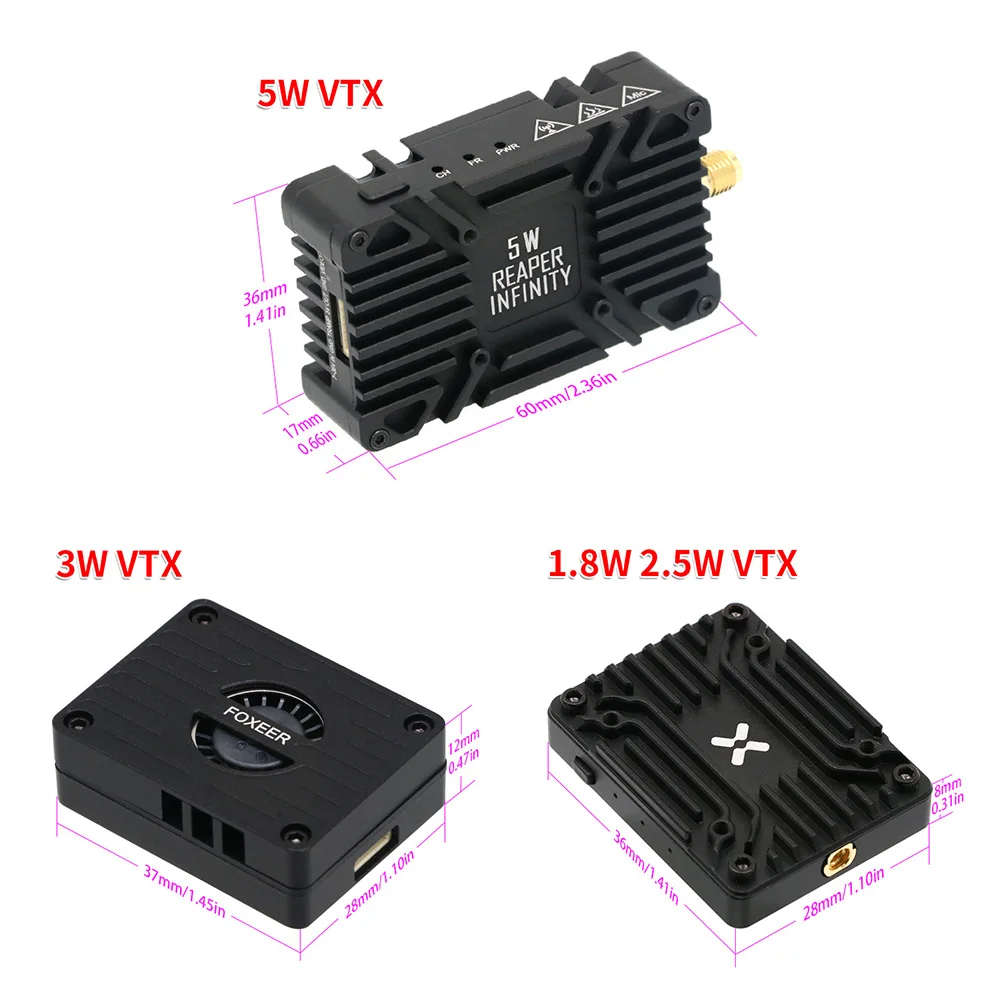 Foxeer Reaper Extreme V2 5.8G  - Foxeer Reaper Extreme 2.5W Vtx avaliação e preço